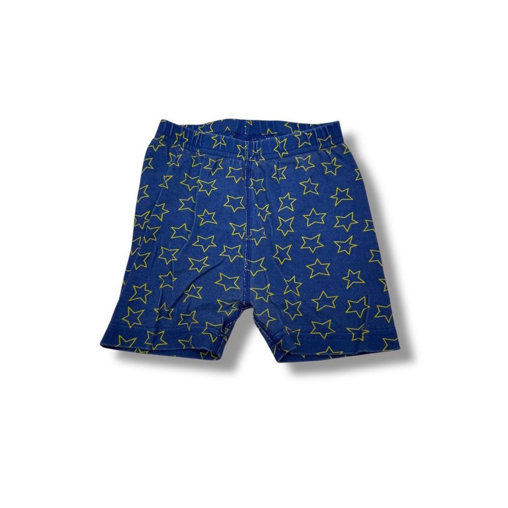 Hanna Andersson Organic Cotton Pajama Shorts Kids Sz 5 Blue Star Print Sleepwear